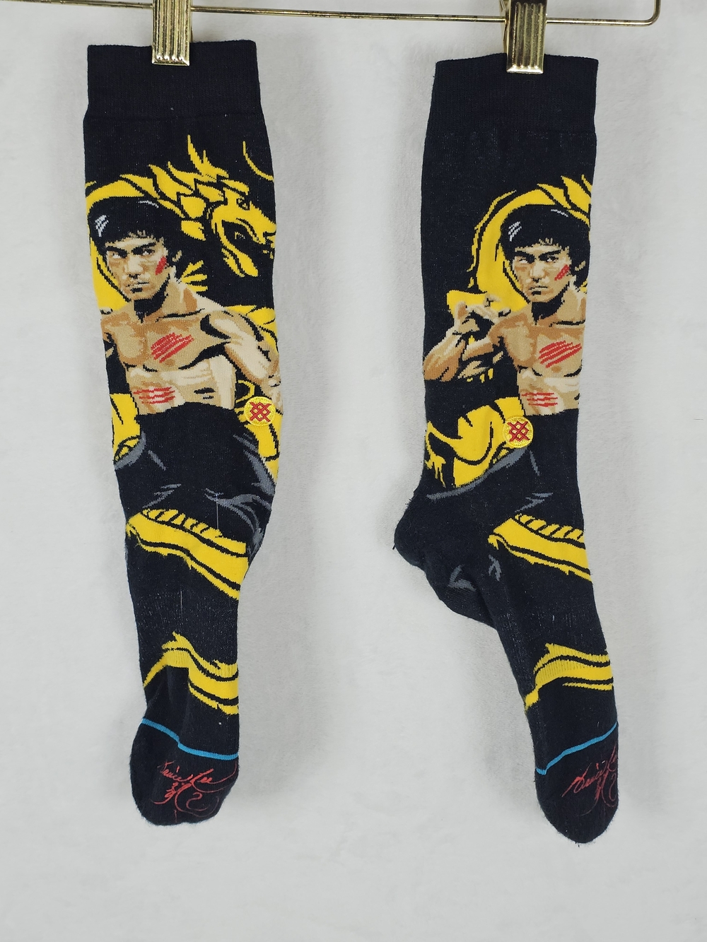 Bruce Lee Stance Socks Size Large